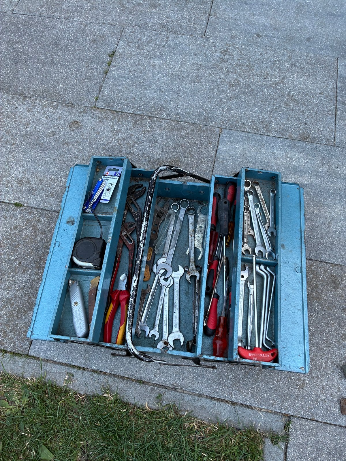 Gereedschapskist met diverse handgereedschappen, Ophalen, Gebruikt, Gereedschapsset, Gedore