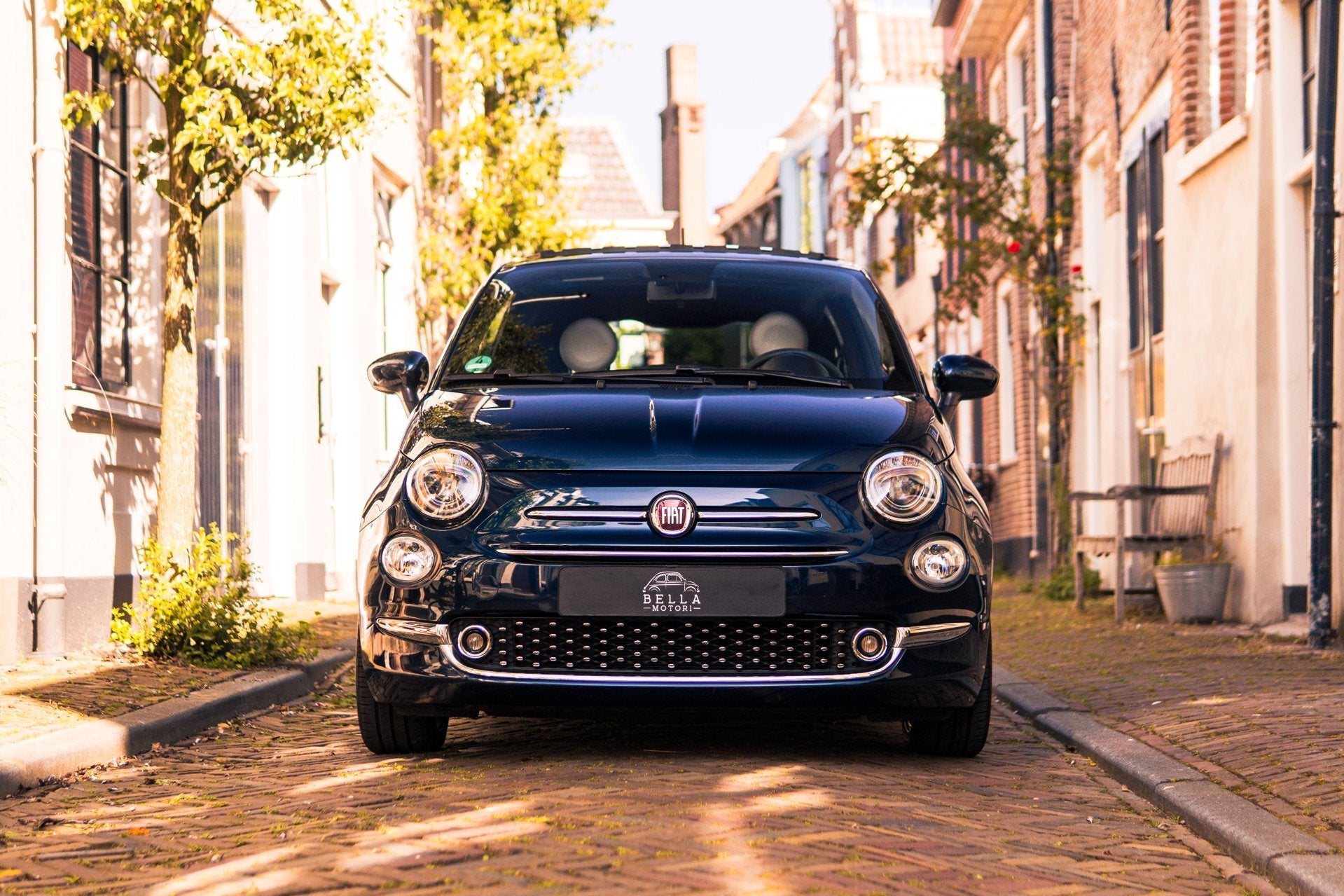 Fiat 500 1.0 Hybrid Star |RIJKLAARPRIJS | Apple CarPlay | Be, Voorwielaandrijving, Gebruikt, Zwart, Leder en Stof