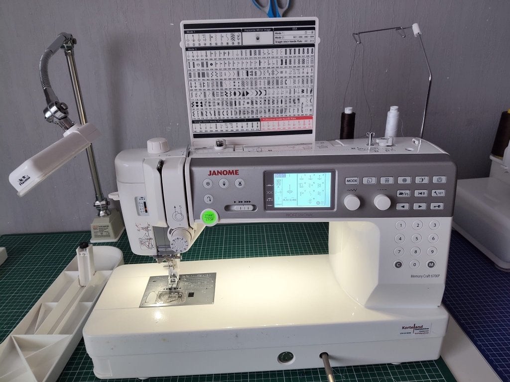 Janome Naaimachine Memorycraft 6500, Ophalen, Zo goed als nieuw, Naaimachine, Janome