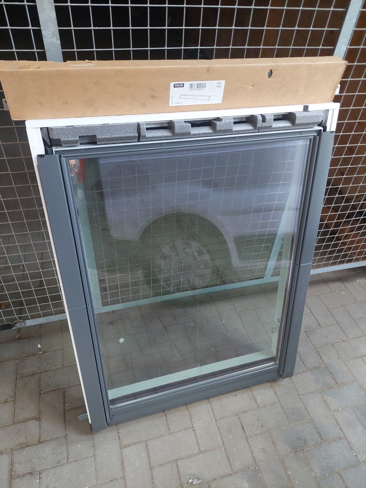 Gloednieuw velux ggl dakraam pk06 94x118 met edj gootstukken, Doe-het-zelf en Verbouw, Glas en Ramen, Ophalen, Minder dan 80 cm