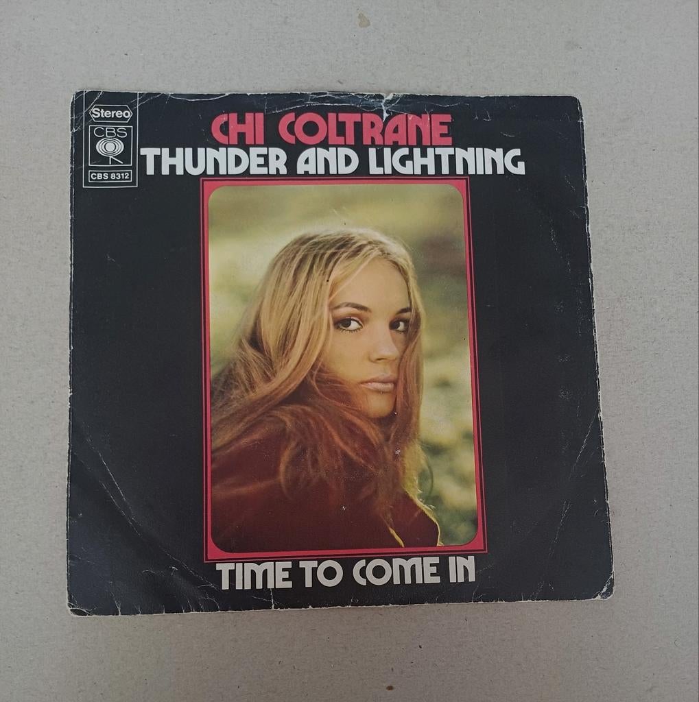 Chi Coltrane  - Thunder And Lightning, Cd's en Dvd's, Vinyl Singles, Gebruikt, 7 inch, Single, Ophalen of Verzenden