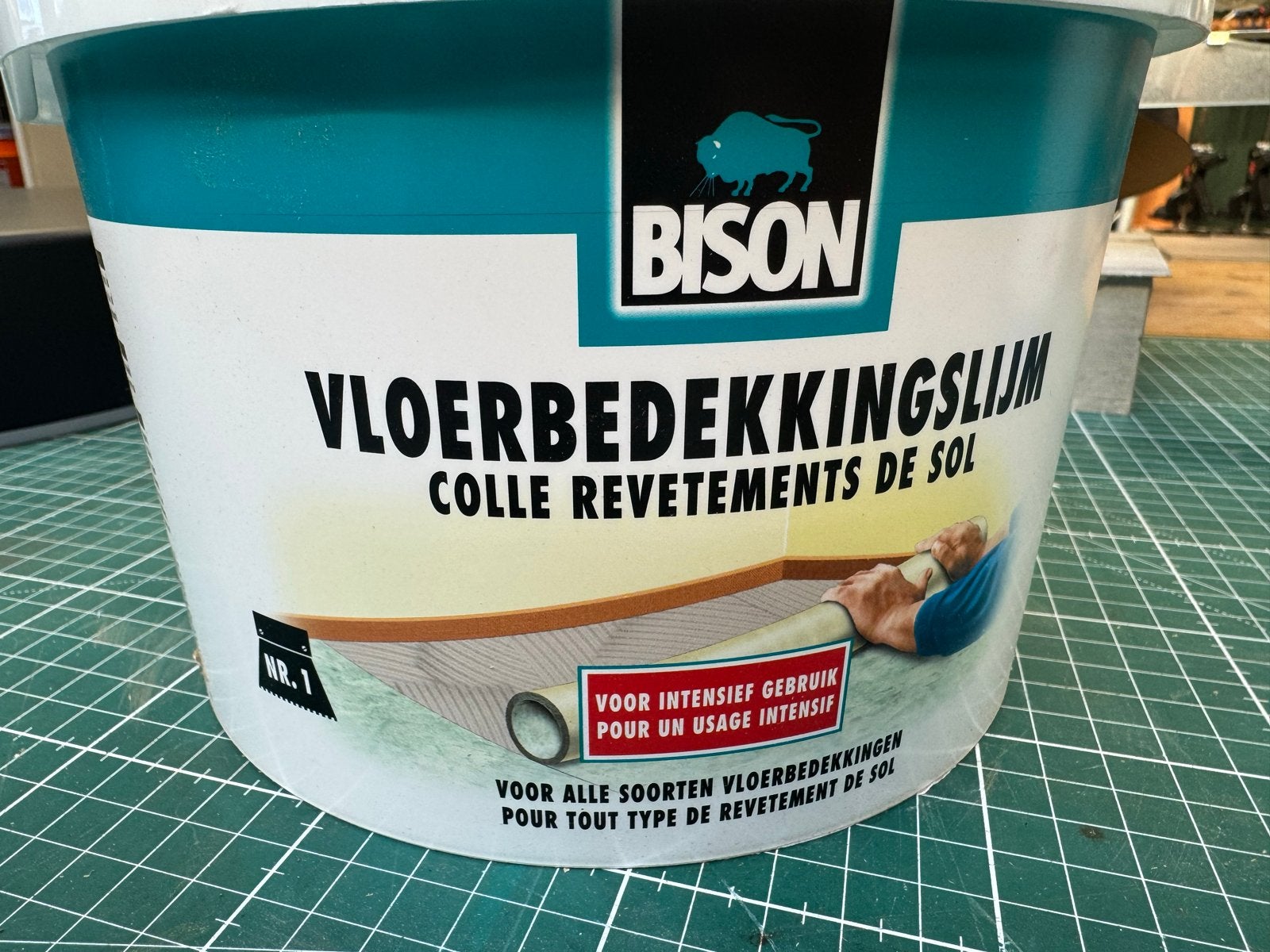 Bison Vloerbedekkingslijm - 4kg, Ophalen, Nieuw
