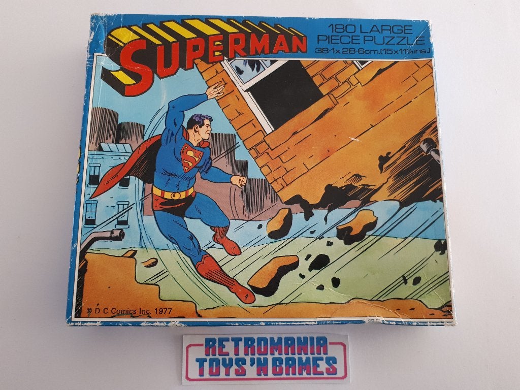 puzzel - superman (180 stukjes), Kinderen en Baby's, Speelgoed | Kinderpuzzels, -, Verzenden, -, Meer dan 50 stukjes