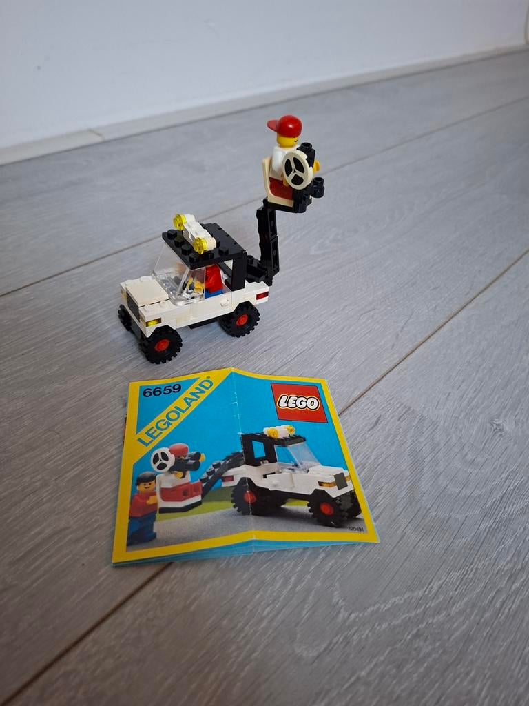 Lego 6659 T.V. Camera Crew - Vintage Legoland Set, Compleet, Gebruikt, Lego, Ophalen of Verzenden
