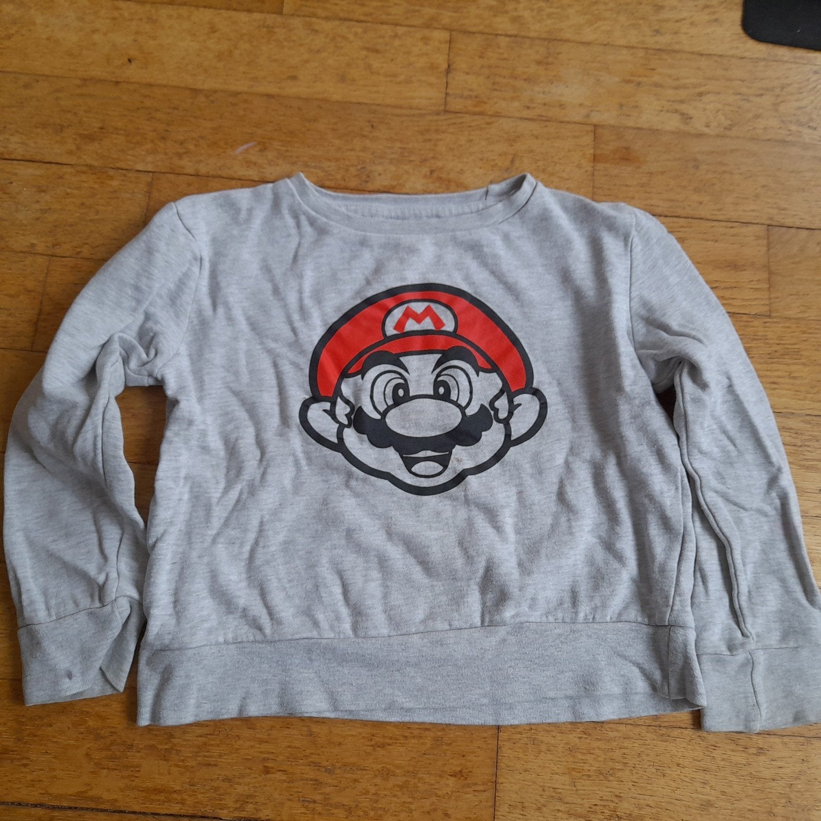 Mario Bros trui maat 110/116, Mario Bros, Gebruikt, Trui of Vest, Ophalen of Verzenden