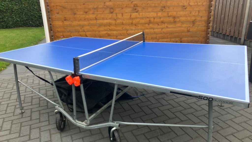Ping Pong tafel, Ophalen of Verzenden, Zo goed als nieuw, Tafel Outdoor, Verrijdbaar
