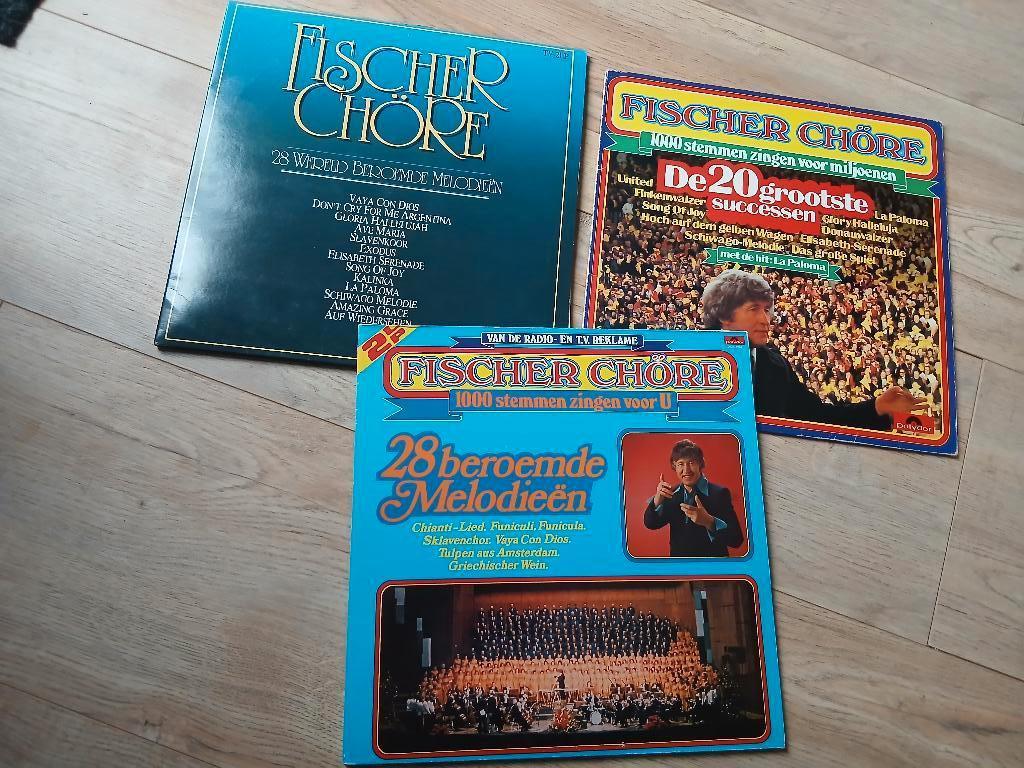 LP's - Fischer Chore (3x), Ophalen of Verzenden, Gebruikt, 12 inch