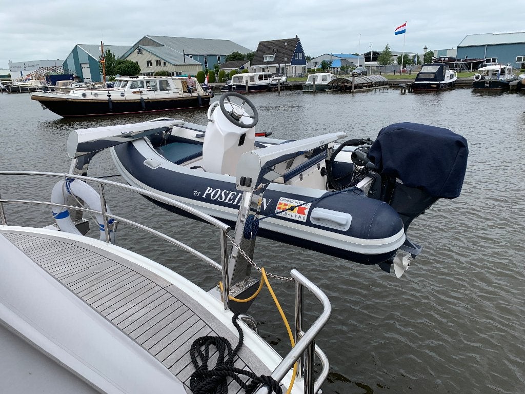 Weinig gebruikte Rib plus trailer, Gebruikt, Afdekzeil, 3 m, 20 pk