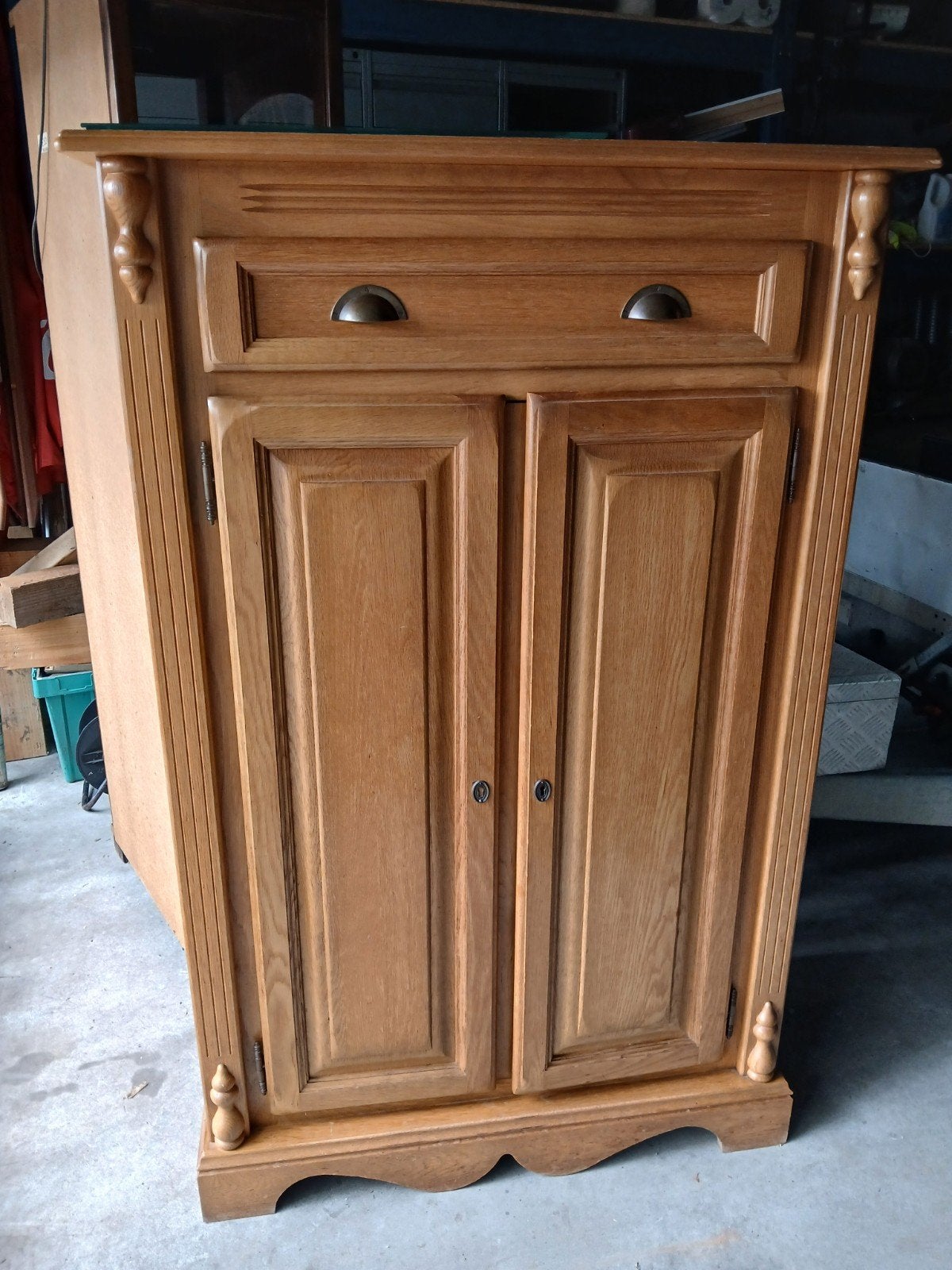 Gratis af te halen, tv-kast eiken., Ophalen, Gebruikt, 70 tot 120 cm, Klassiek