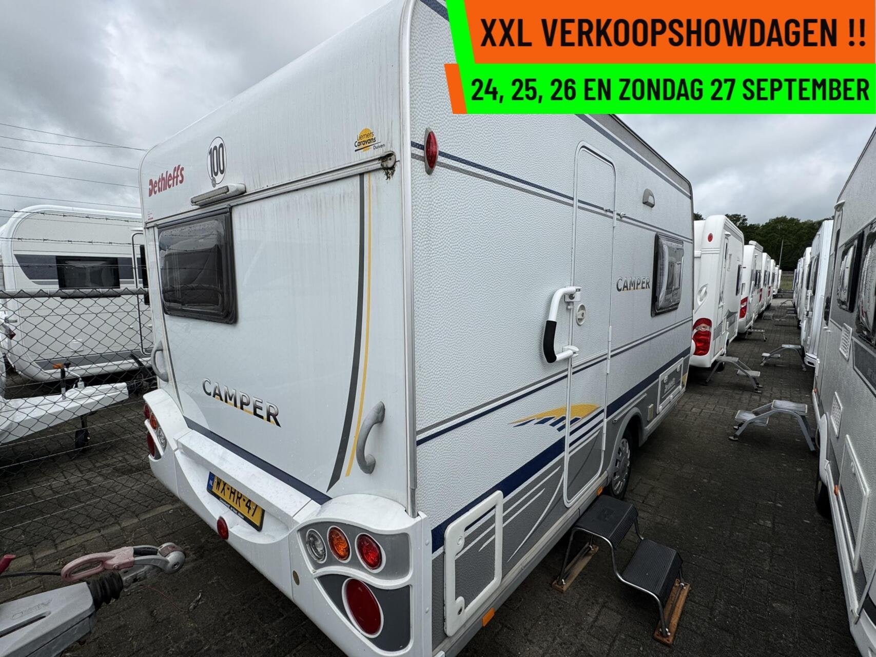 Dethleffs -XXL VERKOOPSHOW 24,25,26 & 27 SEPT. 10-17 UUR, Caravans en Kamperen, Rondzit, Tot en met 2, Bedrijf, 750 - 1000 kg