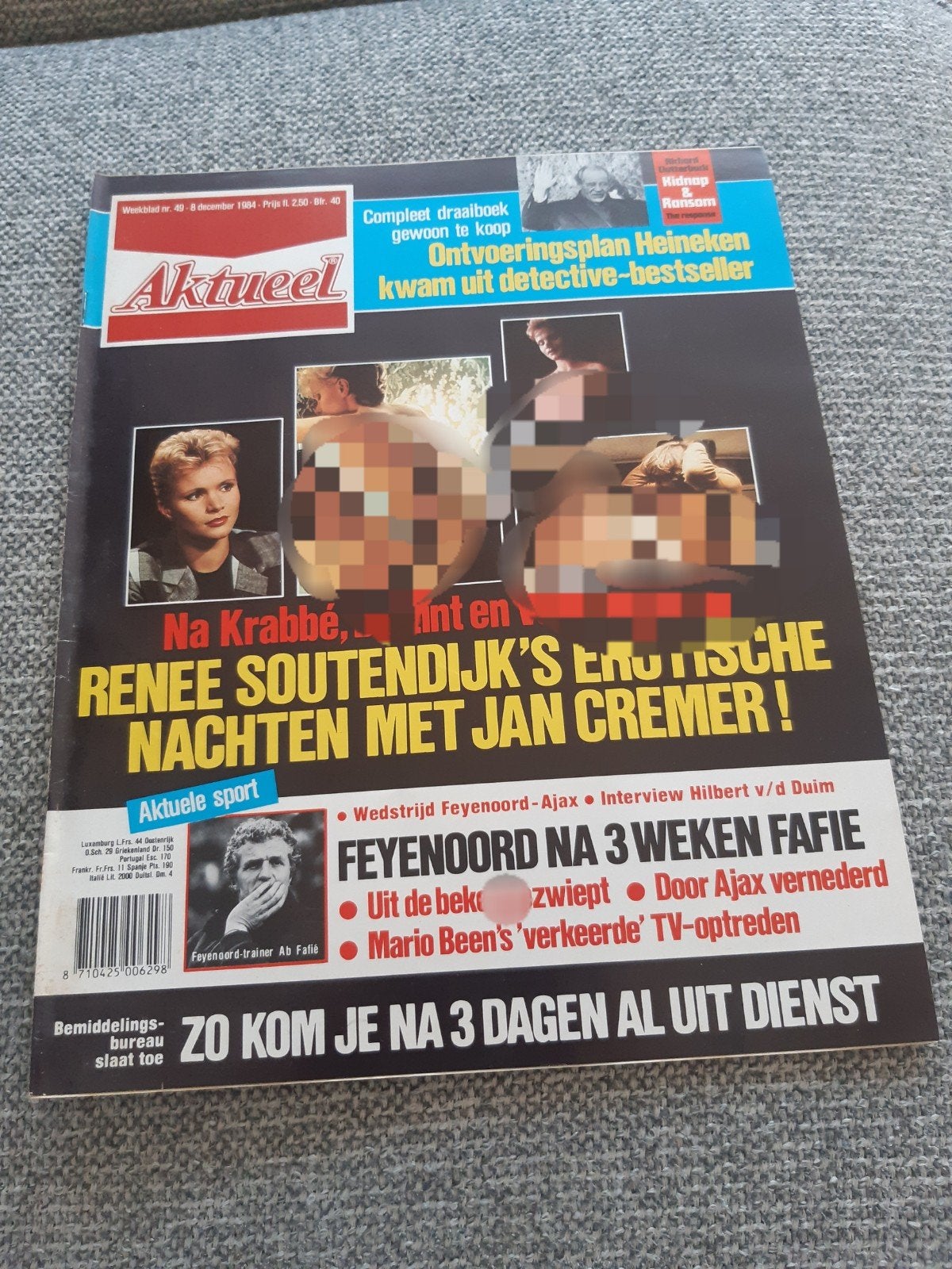 49.Aktueel 1984. Renee Soutendijk. Jan Cremer. Heineken ontv, Verzenden, 1980 tot heden, Tijdschrift