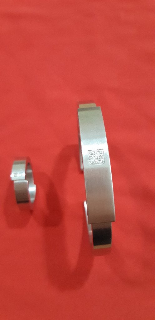 Xen armband en Xen ring, Ophalen of Verzenden, Zo goed als nieuw, 17 tot 18, Dame
