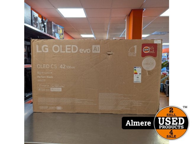 LG OLED42C54LA 42" OLED Smart 4K TV 2025 | Nieuw uit doos, LG, Nieuw, Support@lg.com, LG Twin Towers
128 Yeoui-daero, Yeongdeungpo-gu
Seoul 07336
South Korea
