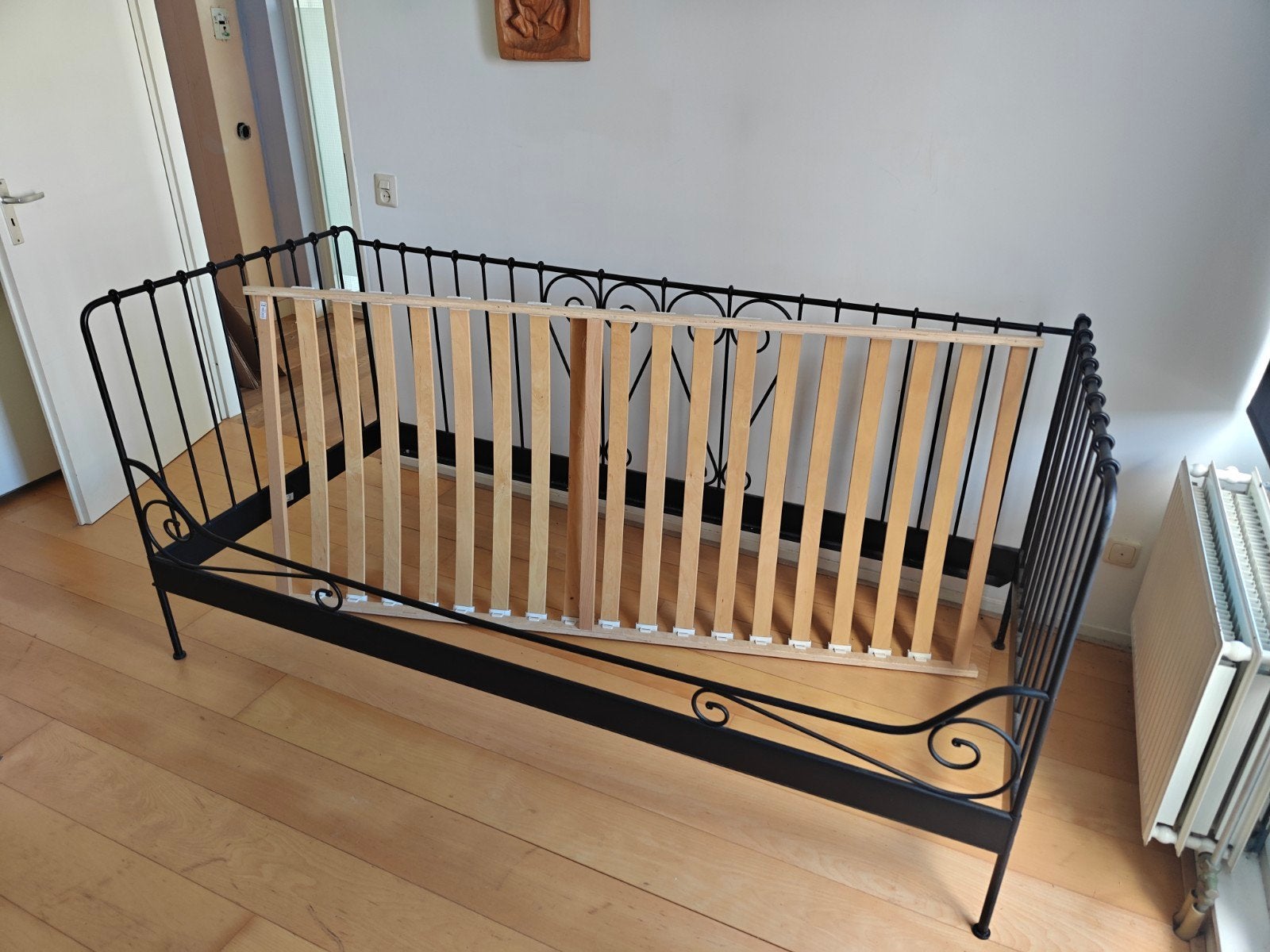 ijzer bed lattenbosem 90 x 200 gratis ophalen, Ophalen, 180 cm of meer, 85 tot 100 cm