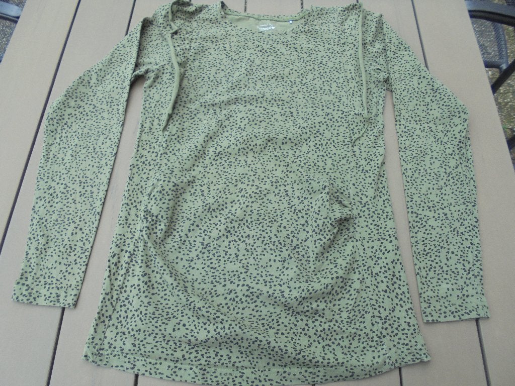 Z31 Groen/zwart zwangerschapsshirt Prenatal maat S, Kleding | Dames, Positiekleding, Zo goed als nieuw, Groen, Shirt of Top, Ophalen of Verzenden