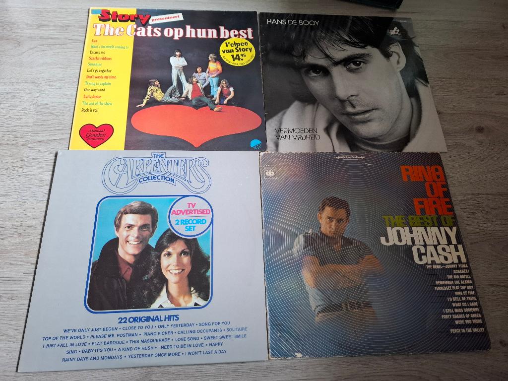 Partij/verzameling 30 lp's/8 singles pop/rock., Gebruikt, 1980 - 1989, Ophalen of Verzenden, Inclusief binnenhoes