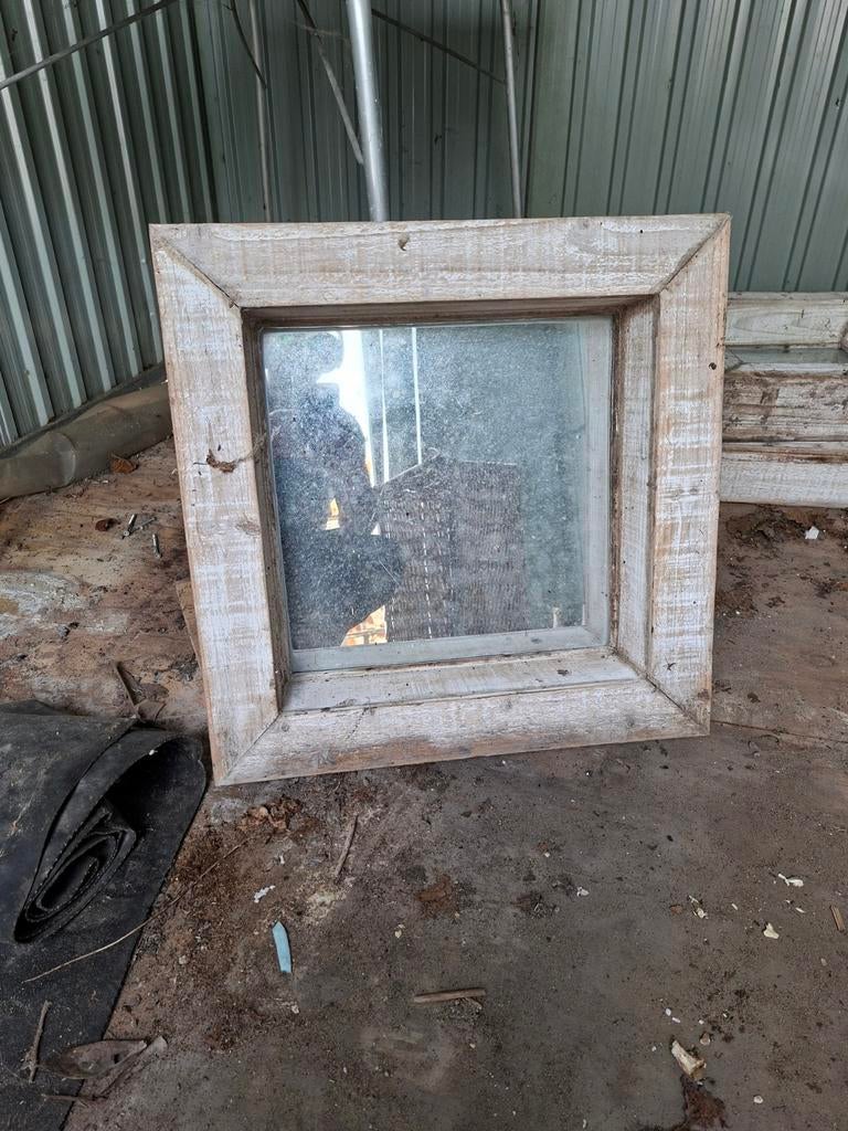 Decoratie tuin spiegel, Tuin en Terras, Ophalen, Gebruikt