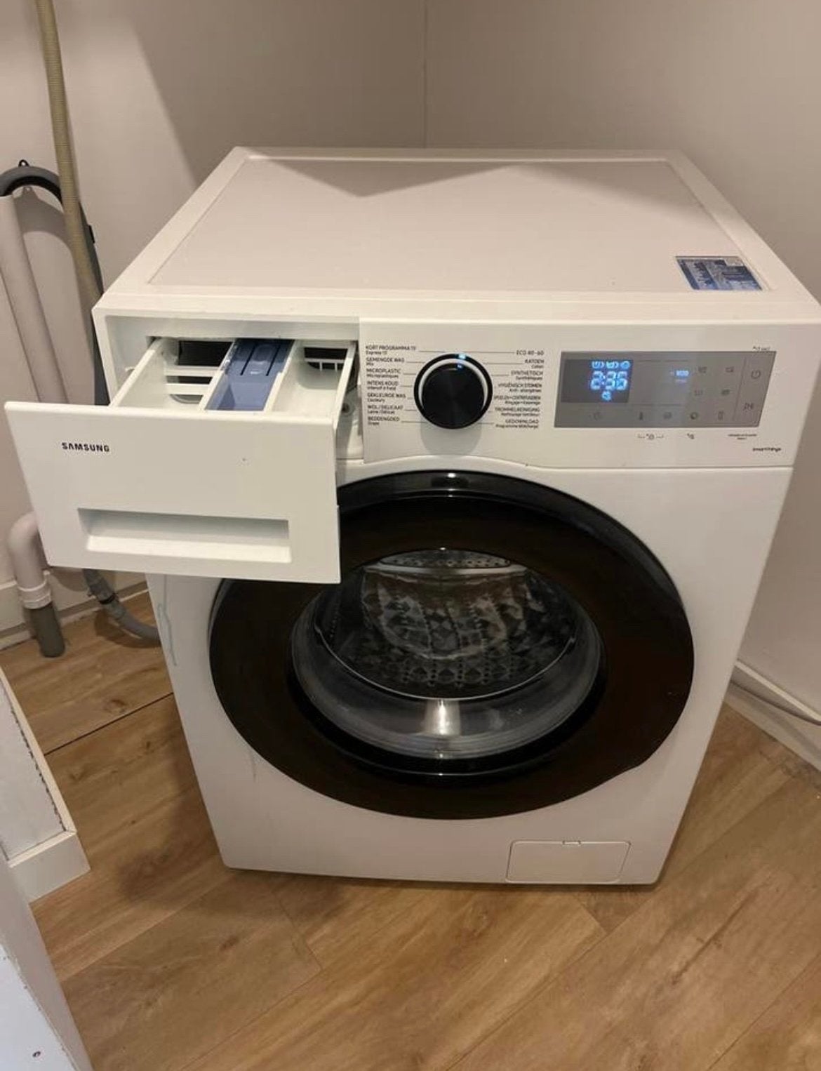 Samsung Eco Bubble 5000 8kg Wasmachine ZGAN, Ophalen, Zo goed als nieuw, Voorlader, Kort programma