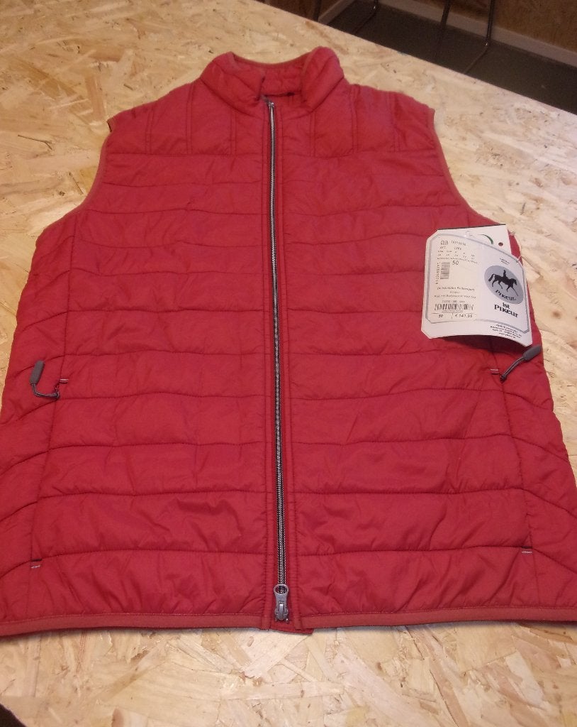 Pikeur heren bodywarmer rood Pico 50, Rood, Ritssluiting, Nieuw, Ophalen of Verzenden