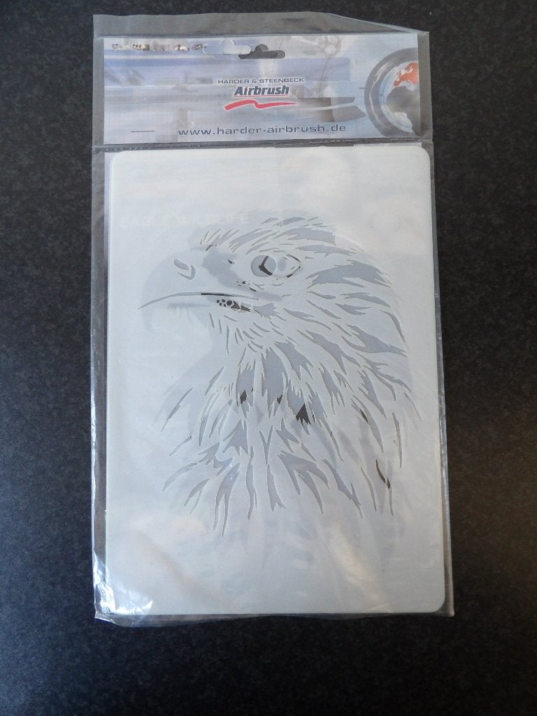 nieuw Airbrush sjabloon - stencil Eagle 30x21 cm, Gereedschap of Toebehoren, Nieuw, Ophalen of Verzenden, Kunststof