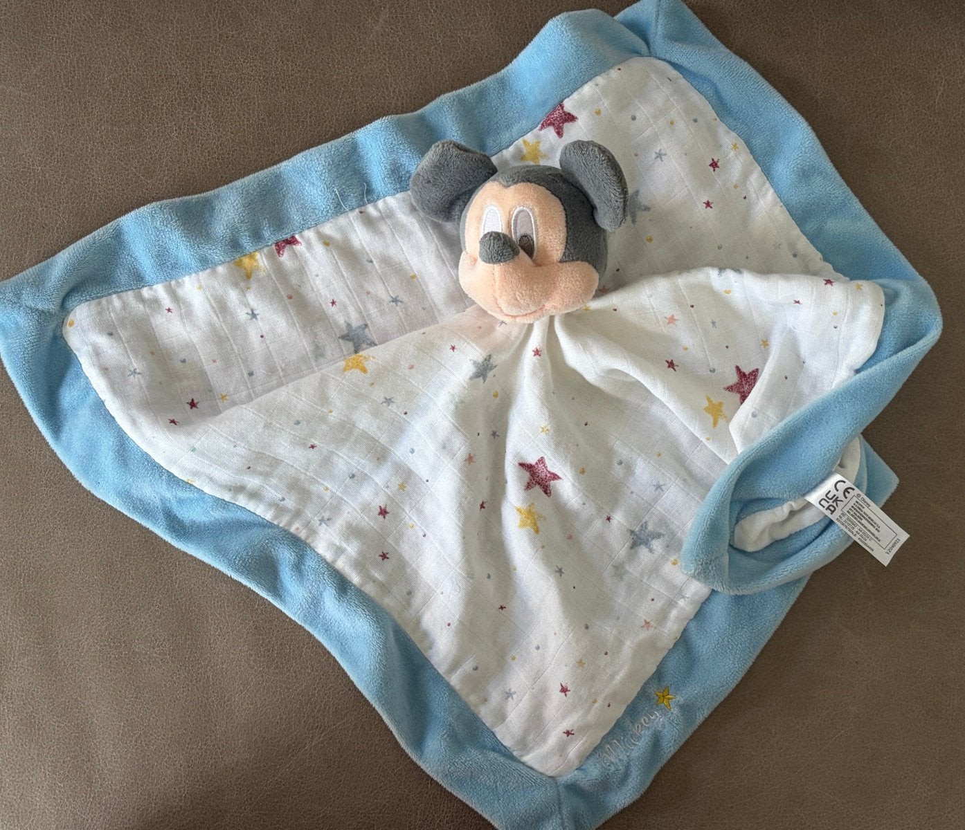 Disney Nicotoy simba Knuffeldoekje Mickey, Ophalen of Verzenden, Zo goed als nieuw, Overige typen