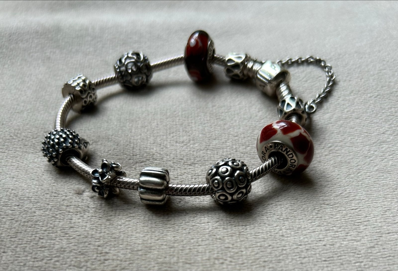 Pandora bedelarmbanden, Sieraden, Tassen en Uiterlijk, Armbanden, Verzenden, Gebruikt, Zilver, Met bedels of kralen