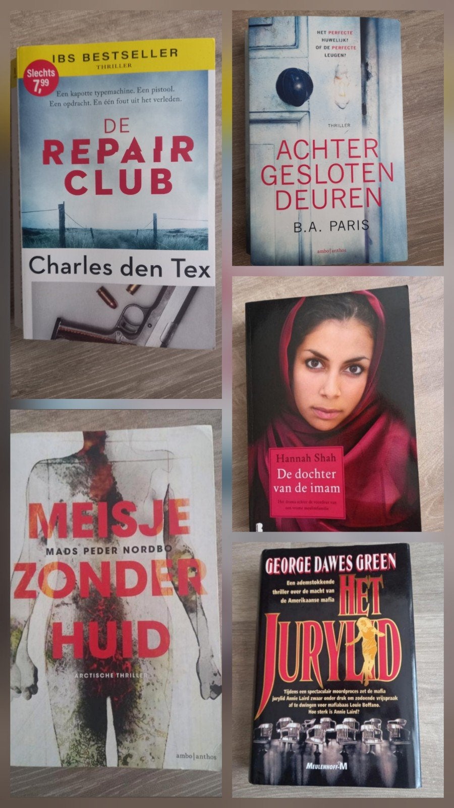 Thriller leesboeken - Per stuk te koop, Boeken, Ophalen of Verzenden, Zo goed als nieuw