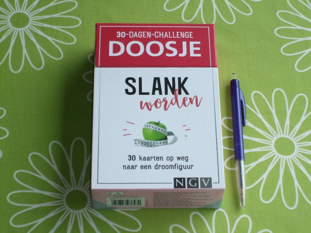 Slank worden zonder dieet - 30 dagen challenge doosje, Ophalen of Verzenden, Zo goed als nieuw, Dieet en Voeding