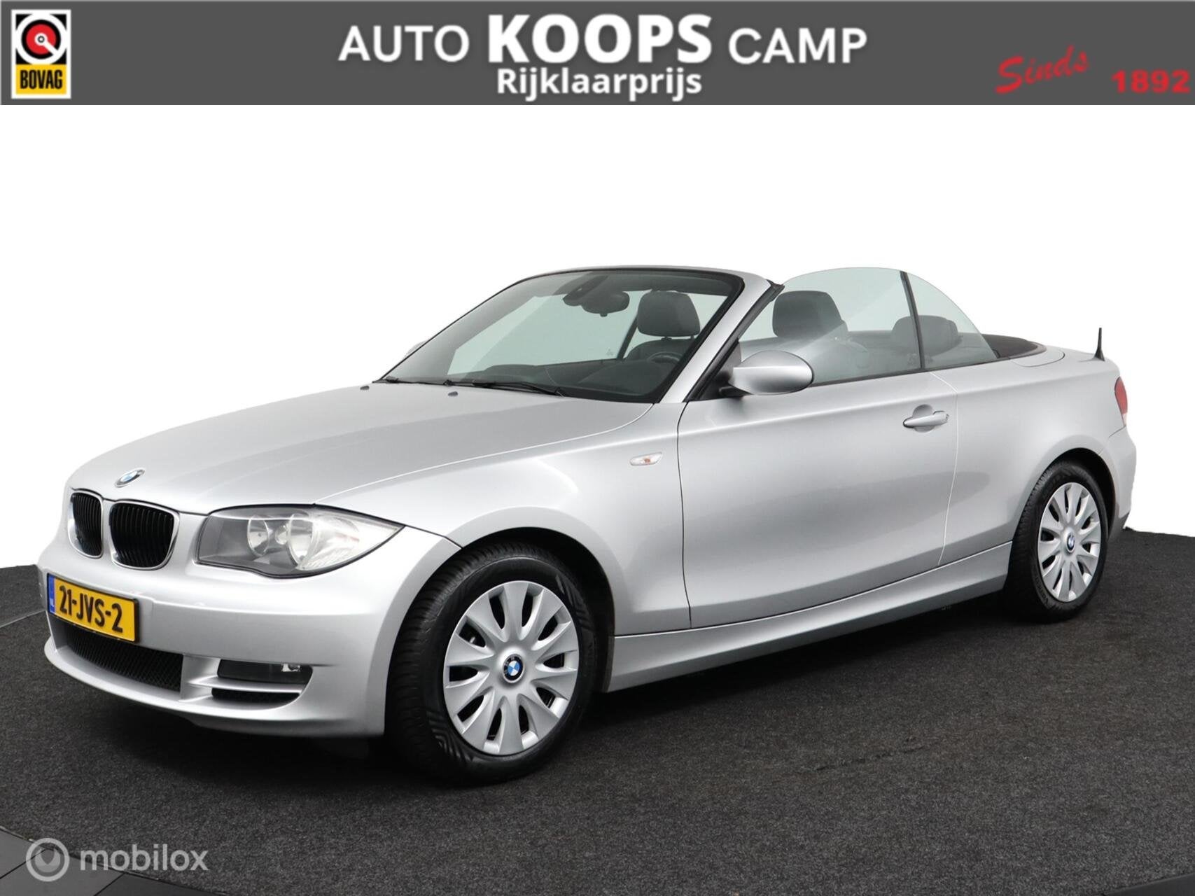 BMW 1-serie Cabrio 118i High Executive 143 PK | Automaat | C, Achterwielaandrijving, 1995 cc, Cabriolet, 4 stoelen