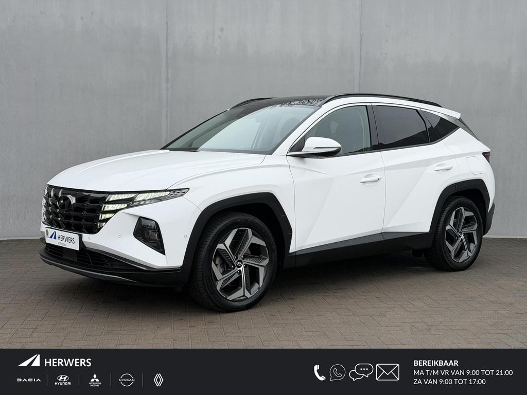 Hyundai Tucson 1.6 T-GDI PHEV Premium Sky 4WD / Dealer Onder, Auto's, Hyundai, Automaat, 1350 kg, 14 kWh, Gebruikt