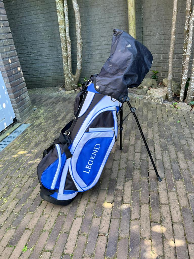 Legend kinderset LINKSHANDIG 5-10 jaar (Driver, H4, 7, S, pu, Sport en Fitness, Golf, Zo goed als nieuw, Set, Overige merken, Ophalen