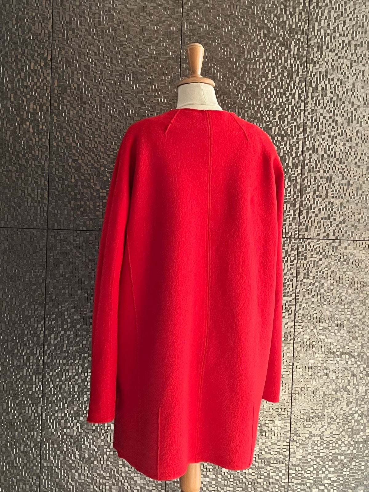 Marccain wollen vest, Kleding | Dames, Ophalen of Verzenden, Zo goed als nieuw, Maat 38/40 (M), Rood