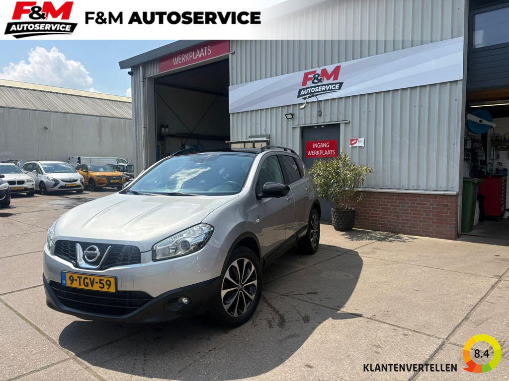 Nissan Qashqai 1.6 360 Automaat, Pano, Auto's, Euro 5, Gebruikt, 4 cilinders, Leder en Stof