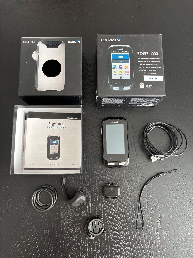 Garmin edge 1000, Ophalen, Cadanssensor, Gebruikt