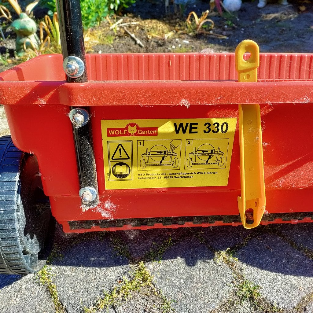 Strooiwagen Wolf Garten WE 330, Ophalen, Zo goed als nieuw, Overige soorten, Wolf