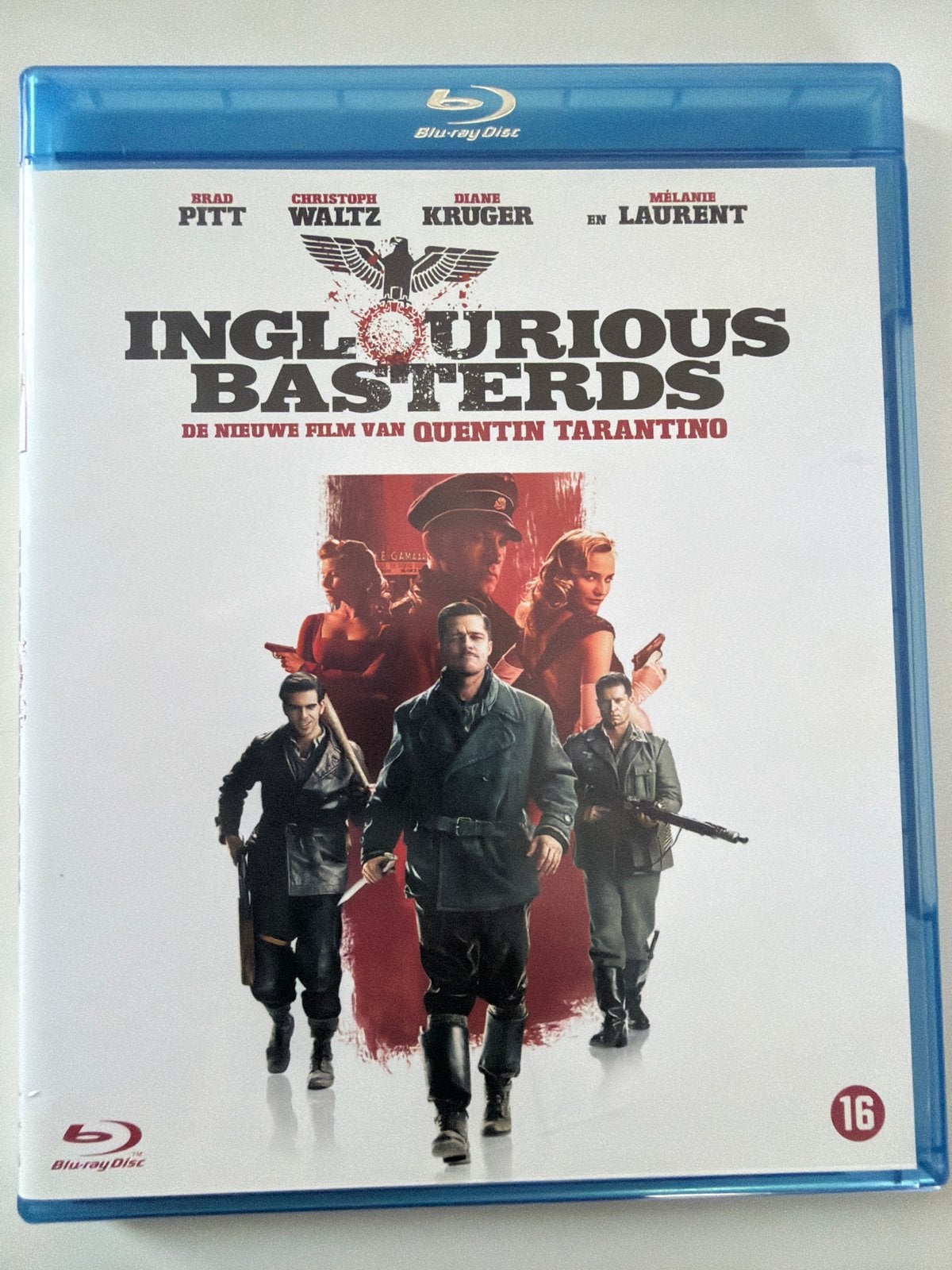 Inglourious Basterds Blu-ray - Quentin Tarantino, Vanaf 16 jaar, Nederlands, Film, Actie