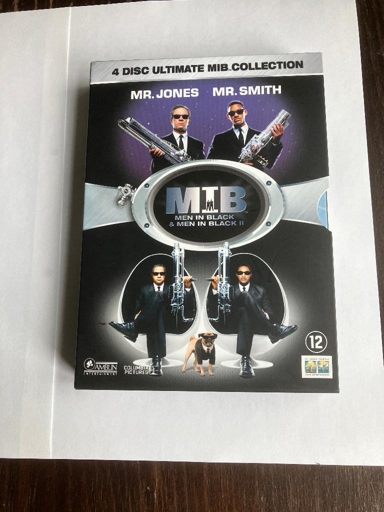 men in black 1 en 2 ultimate mib collection BOX (4 dvd's), Alle leeftijden, Ophalen of Verzenden, Zo goed als nieuw, Boxset