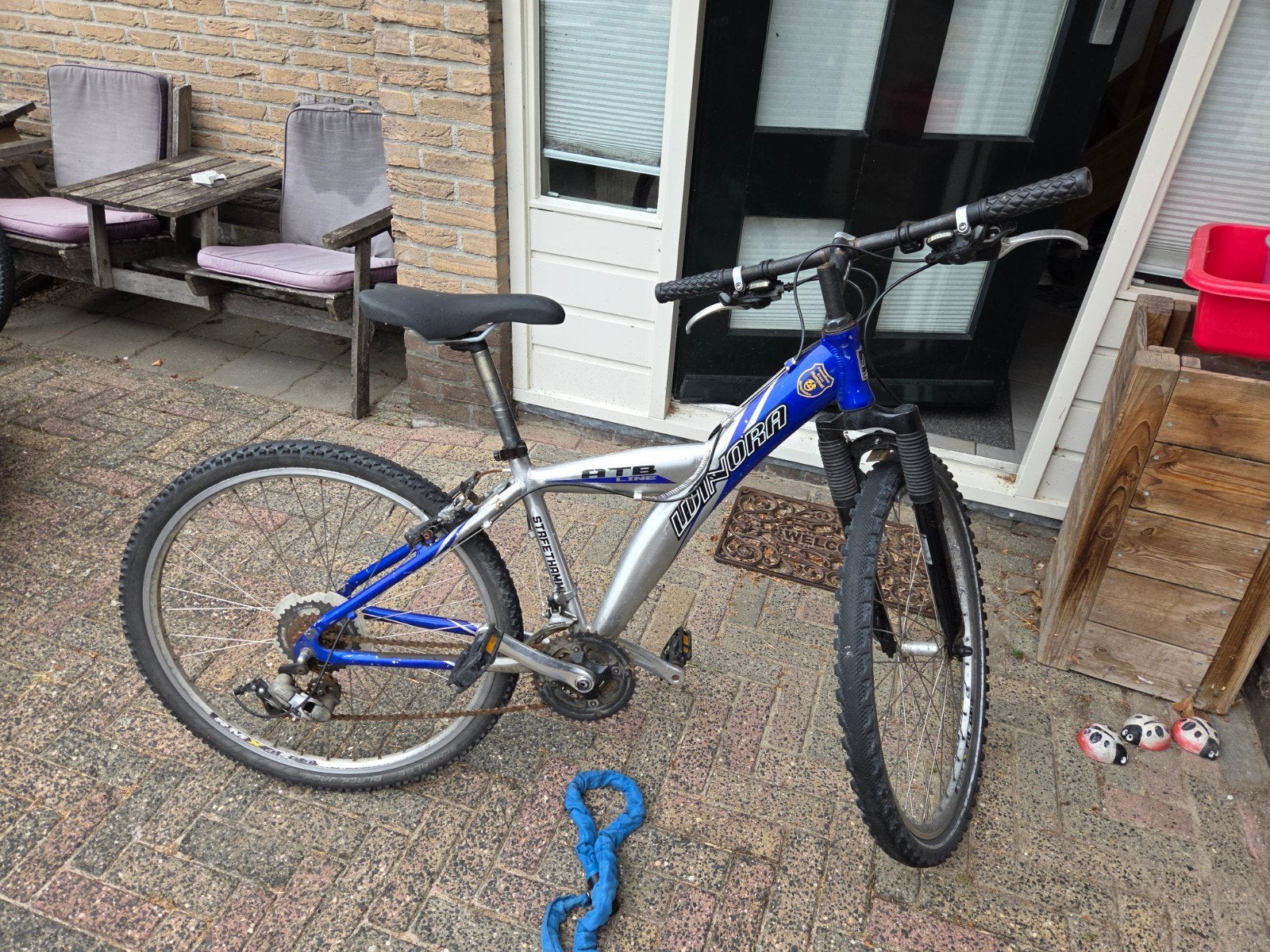 Mountainbike ATB Volfora - Blauw/Zilver, Minder dan 45 cm, Ophalen, Gebruikt, Overige merken