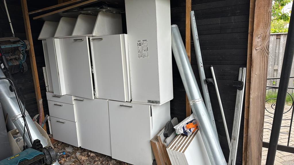 Gratis keuken op te halen, Huis en Inrichting, Ophalen, Gebruikt, Hoekkeuken
