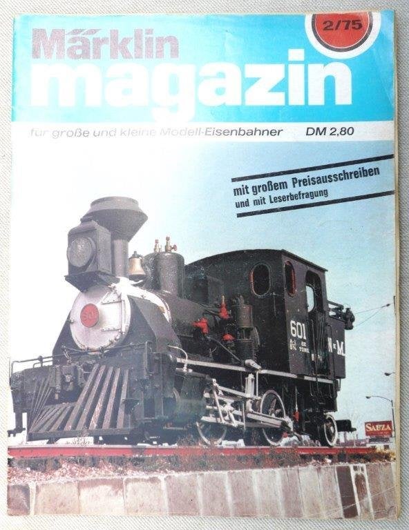 Märklin magazin 1/75. Duitse taal., Wisselstroom, Gebruikt, Märklin, Boek, Tijdschrift of Catalogus