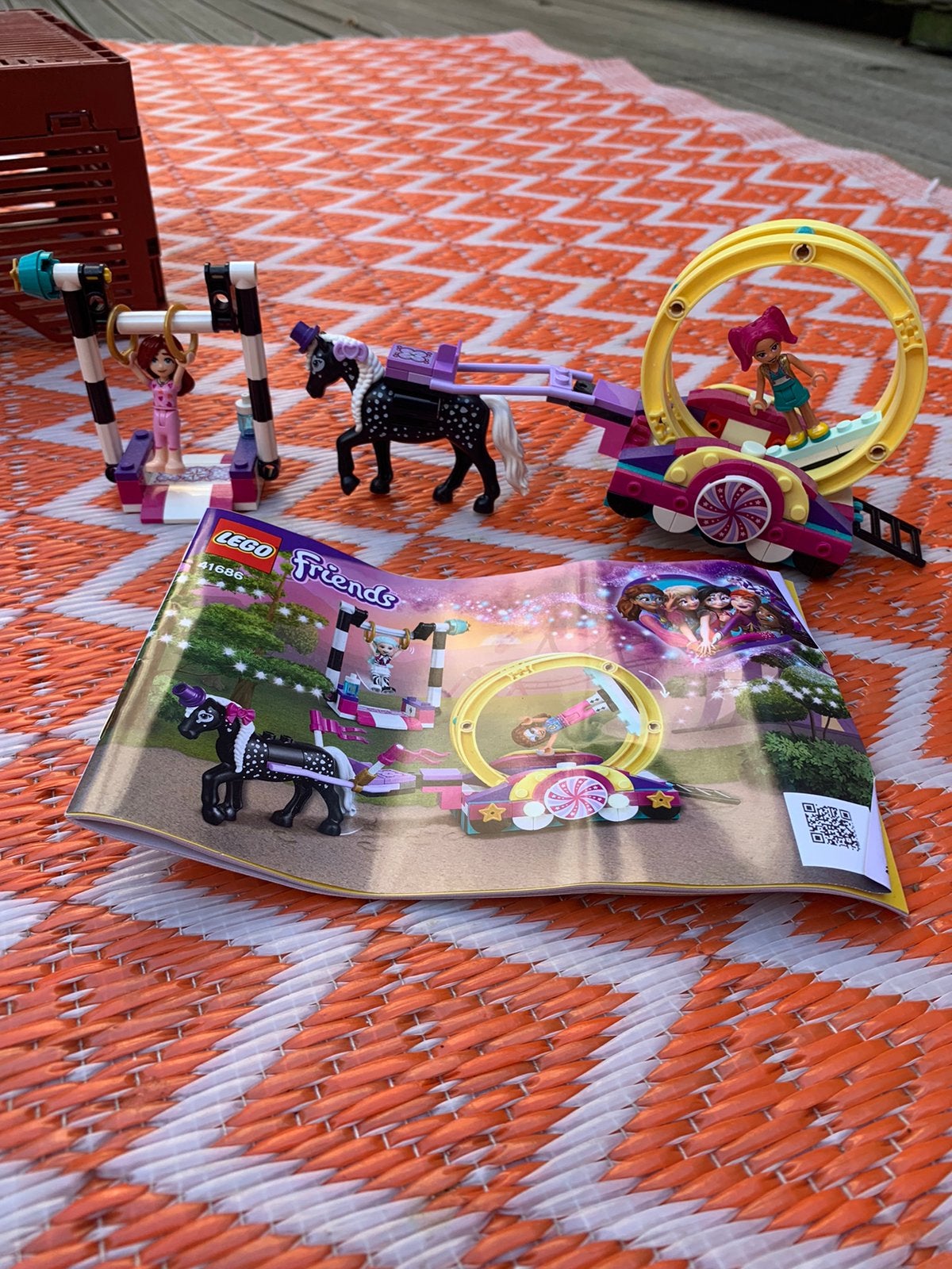 Lego friends circus set, Ophalen of Verzenden, Zo goed als nieuw