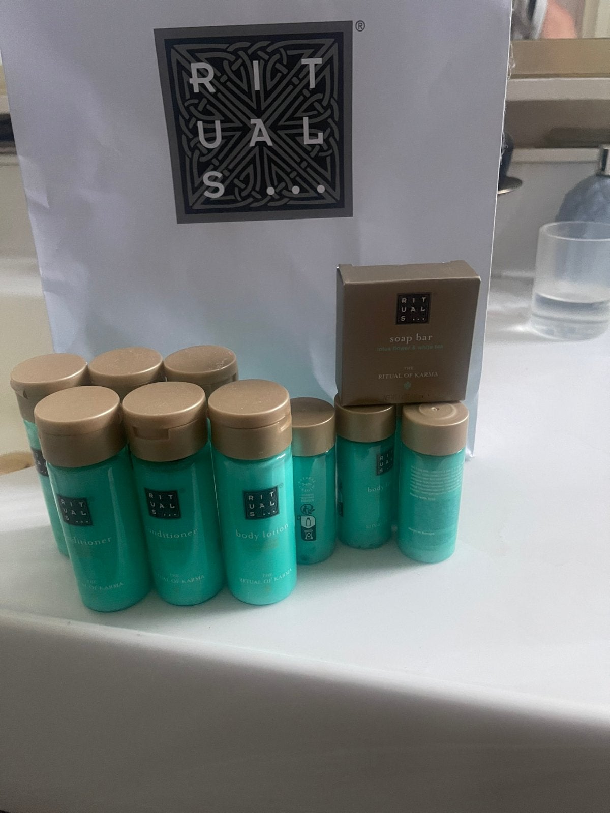 Set rituals bodylotion conditioner en soapbar pr. Per 3 stks, Ophalen of Verzenden, Nieuw, Bodylotion, Crème of Olie