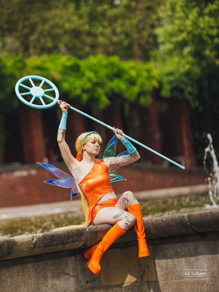 Stella magicwinx/ charmix cosplay, Handgemaakt, Ophalen of Verzenden, Zo goed als nieuw