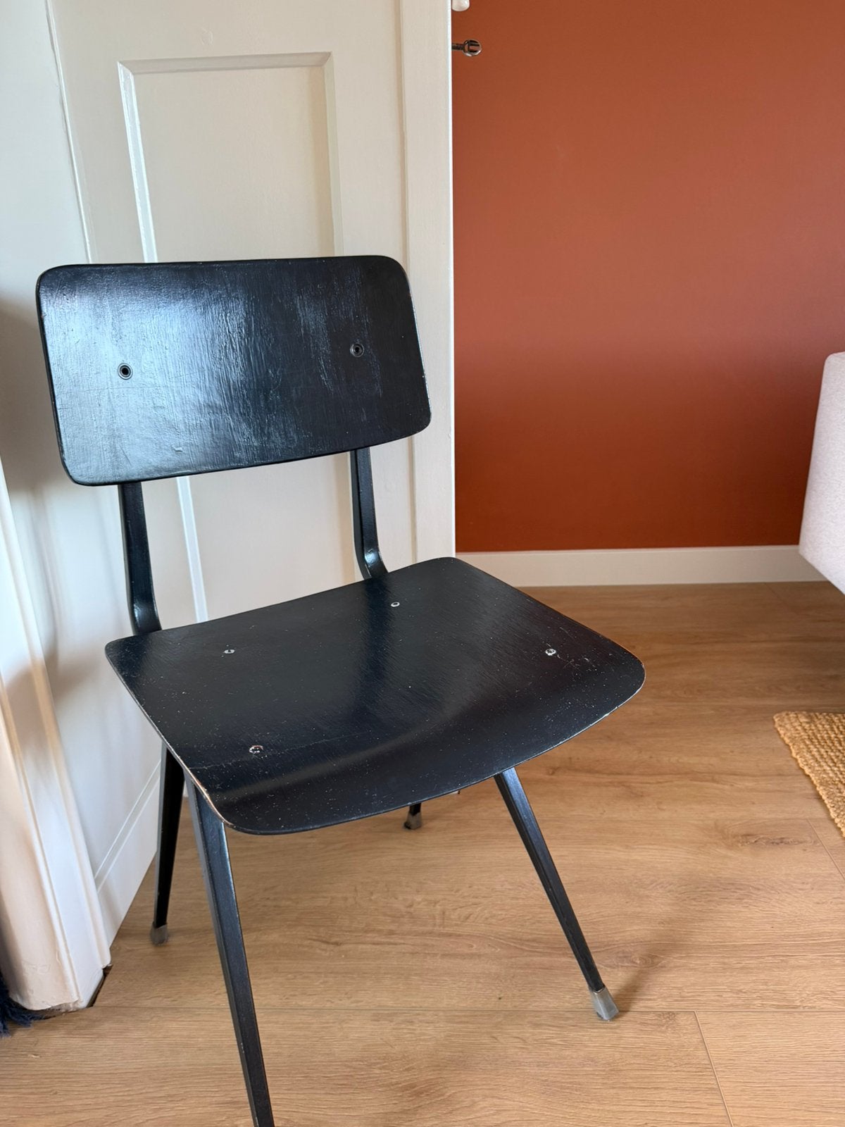 Vintage Result Chair, Huis en Inrichting, Stoelen, Ophalen, Gebruikt, Zwart, Eén