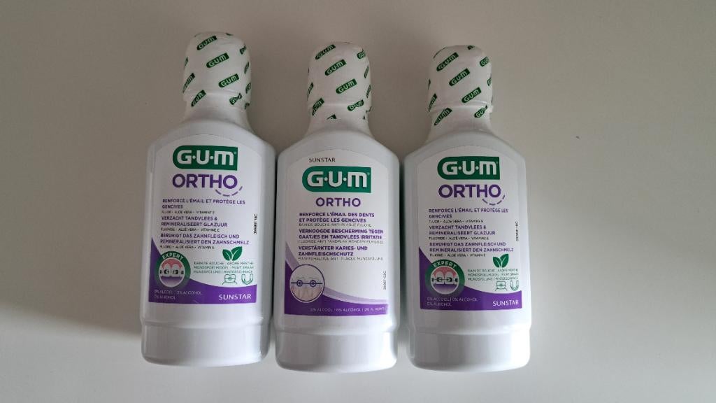 Gum ortho mondwater, Ophalen of Verzenden, Nieuw, Overige typen