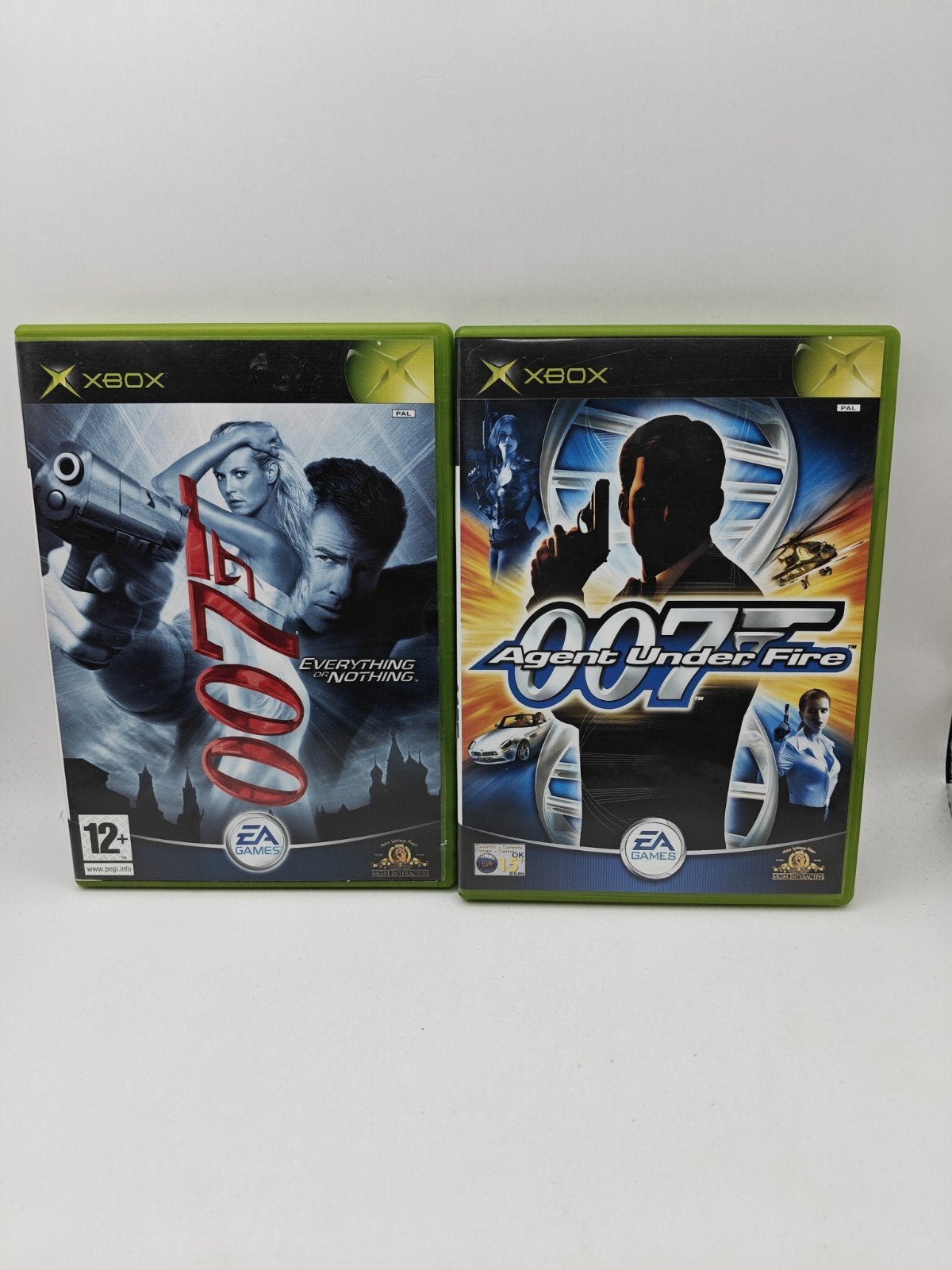 2x James Bond 007 Xbox Classic Bundel, Avontuur en Actie, Gebruikt, Electronic Arts, 1 speler