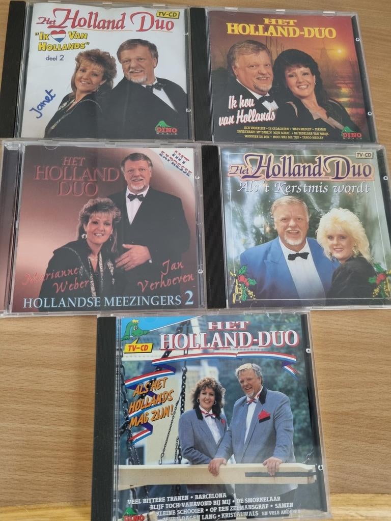 Holland duo 5 cd's, Cd's en Dvd's, Ophalen of Verzenden, Zo goed als nieuw, Levenslied of Smartlap