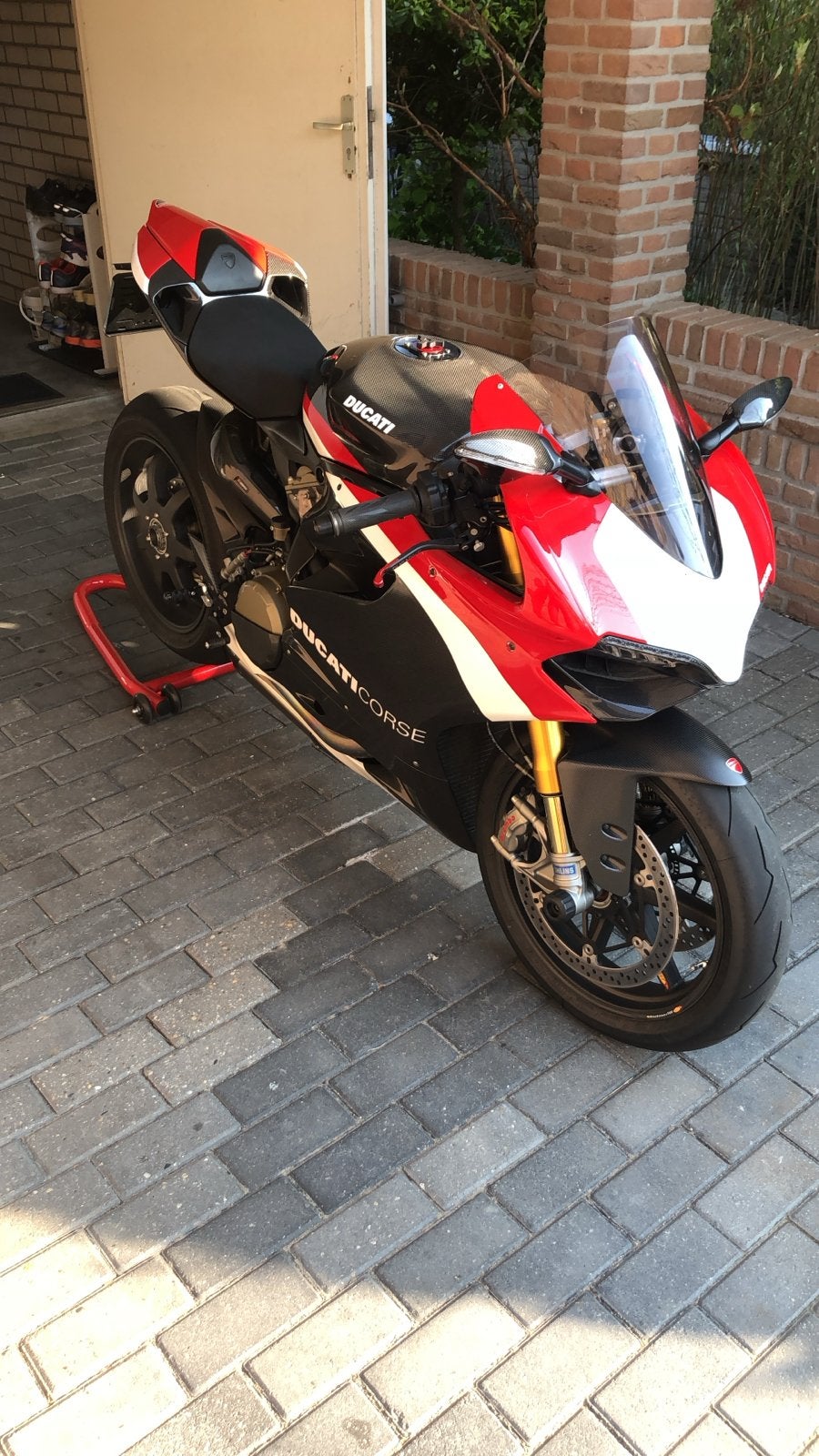 Ducati Panigale S (ABS) - Bouwjaar 2012, Motoren, Handvatverwarming, 2 cilinders, 1199 cc, Motorrijbewijs A