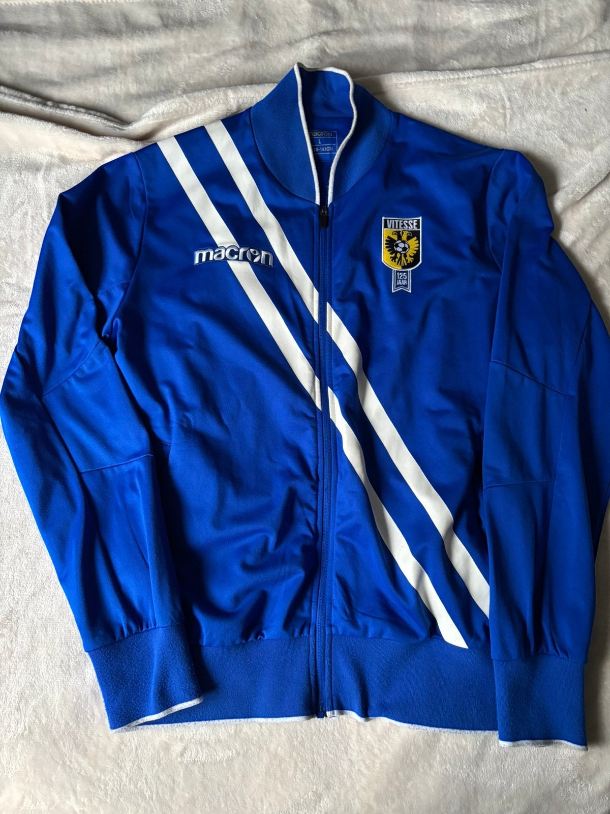 Vitesse Macron 125 jaar vest (L), Ophalen of Verzenden, Zo goed als nieuw, Vitesse, Shirt