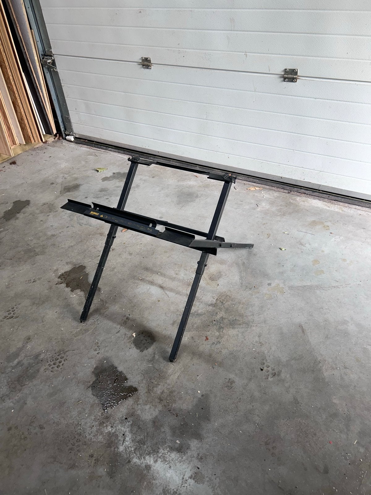 DeWalt DE7450 Onderstel voor Tafelcirkelzaag, Ophalen, Gebruikt, 70 tot 120 cm